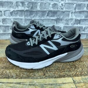 New Balance 990v6 Black Silver White Made In USA M990BK6 Mens Size 8.5